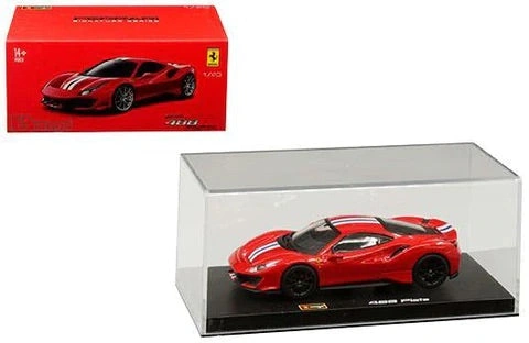 Iconic 1:43 Ferrari 488 Pista Display Case Collector's Dream