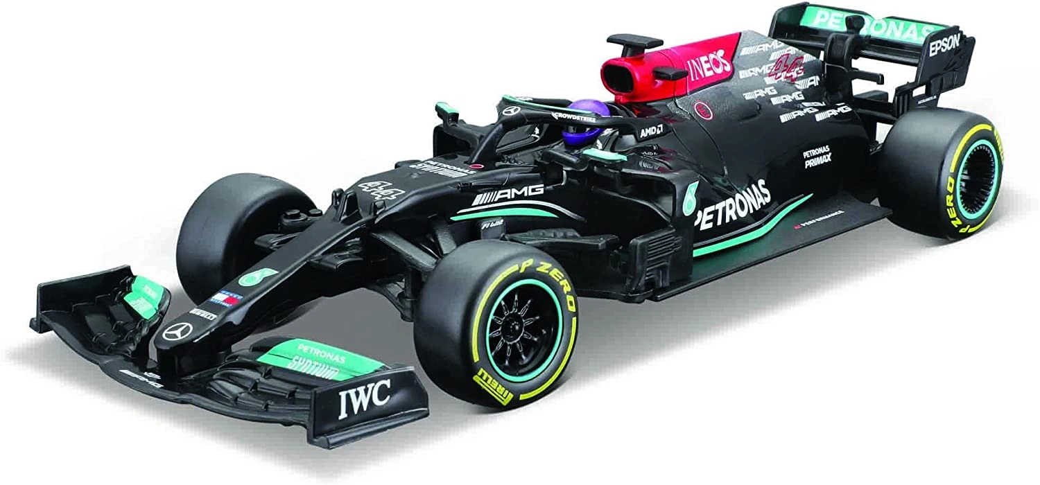 High-Speed Racing: 1/24 Scale R/C Lewis Hamilton 2021 Mercedes F1 Car!
